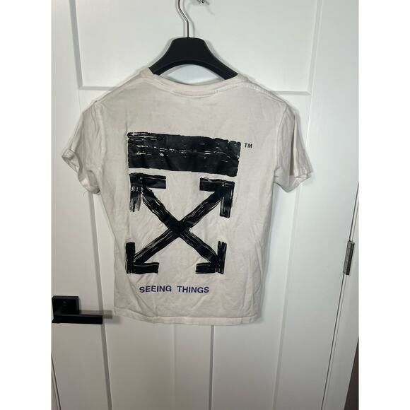 Off White Replica T Shirt Size M Medium Grunge Style 100% Cotton NOT AUTHENTIC - Picture 5 of 5